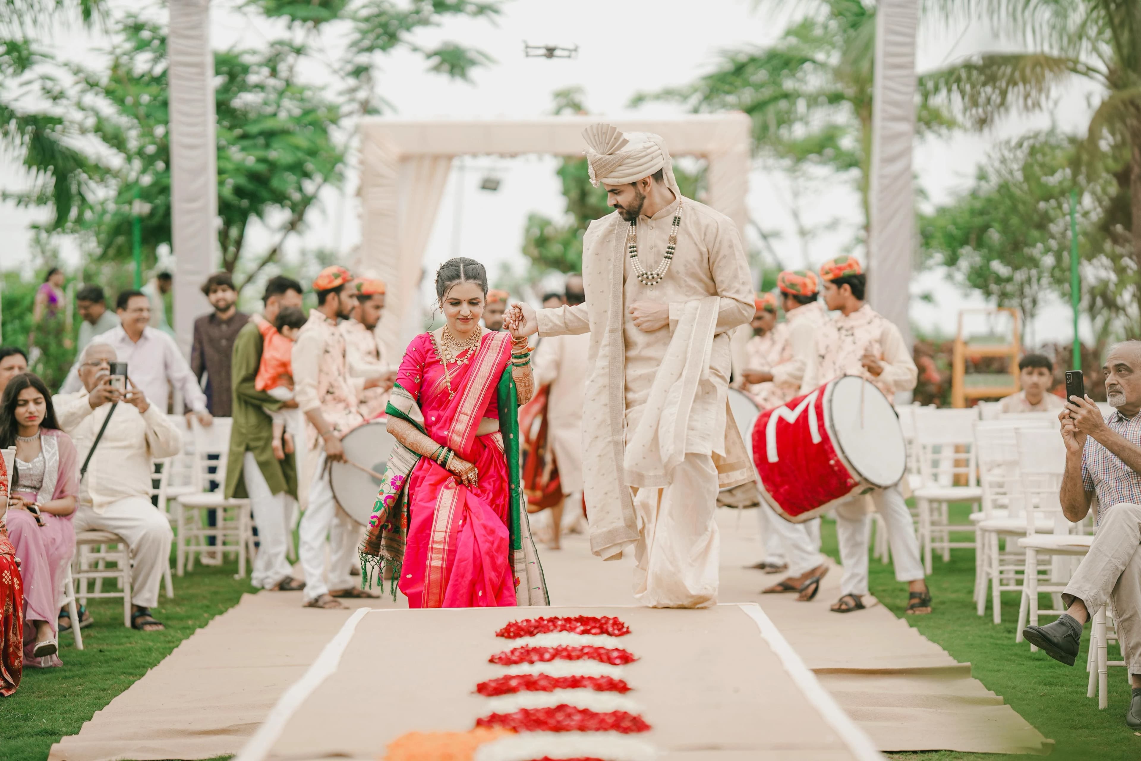 Warm celebration moments